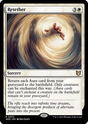 Magic: The Gathering,Commander: Wilds of Eldraine,Retether - 72,Normal,Rare,Lightly Played