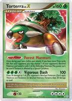 Pokemon,Diamond and Pearl,Torterra LV.X - 122/130,Holofoil,Ultra Rare,Lightly Played
