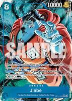One Piece Card Game,The Azure Sea's Seven,Jinbe - OP14-049 (Alternate Art),Foil,Super Rare,Near Mint