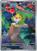Pokemon,SV: White Flare,Sewaddle - 087/086,Holofoil,Illustration Rare,Near Mint