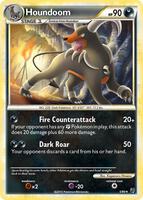 Pokemon,Undaunted,Houndoom - 5/90,Holofoil,Holo Rare,Moderately Played