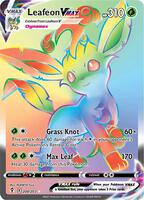Pokemon,SWSH07: Evolving Skies,Leafeon VMAX (Secret) - 204/203,Holofoil,Secret Rare,Near Mint