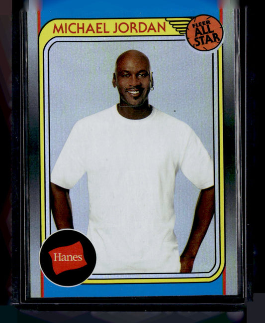 Fleer 2018-19 Fleer Hanes Michael Jordan 30th Anniversary,2018-19 Fleer Hanes Michael Jordan 30th Anniversary,Michael Jordan - HA-5,All-Star
