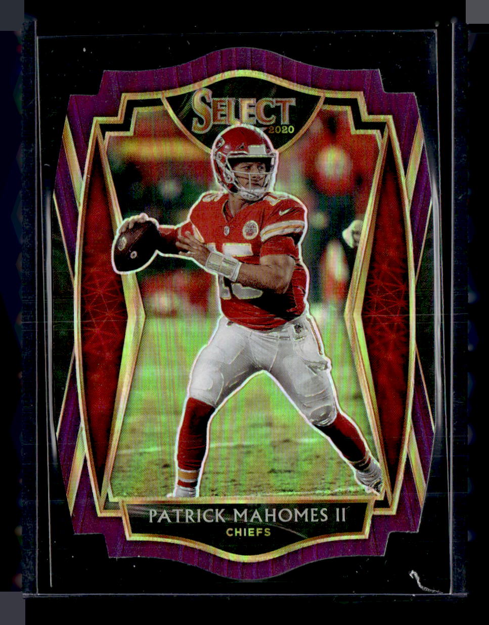 Select 2020 Panini Select,2020 Panini Select,Patrick Mahomes II - 130,Purple Prizm Die Cut