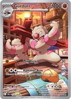Pokemon,SV: Black Bolt,Gurdurr - 126/086,Holofoil,Illustration Rare,Near Mint