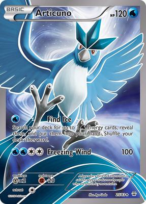 Pokemon,Generations,Articuno - 25/83,Holofoil,Holo Rare,Moderately Played