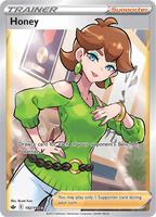 Pokemon,SWSH06: Chilling Reign,Honey (Full Art) - 192/198,Holofoil,Ultra Rare,Near Mint