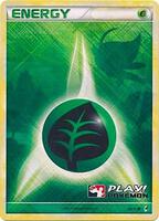 Pokemon,League & Championship Cards,Grass Energy - 88/95 (Play! Pokemon) - 088/095,Holofoil,Promo,Damaged