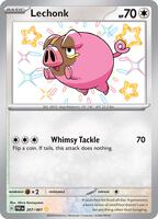 Pokemon,SV: Paldean Fates,Lechonk - 207/091,Holofoil,Shiny Rare,Near Mint