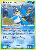 Pokemon,Great Encounters,Swampert - 9/106,Holofoil,Holo Rare,Lightly Played