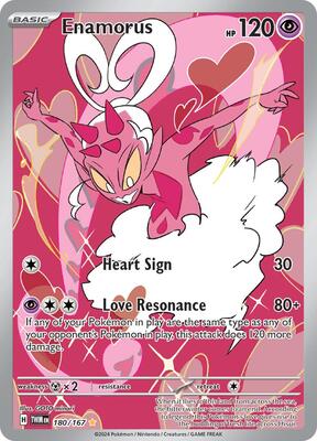 Pokemon,SV06: Twilight Masquerade,Enamorus - 180/167,Holofoil,Illustration Rare,Near Mint