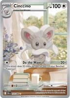 Pokemon,SV: Black Bolt,Cinccino - 153/086,Holofoil,Illustration Rare,Lightly Played