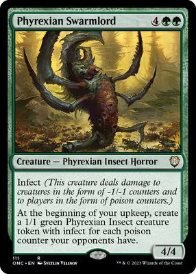 Magic: The Gathering,Commander: Phyrexia: All Will Be One,Phyrexian Swarmlord - 111,Normal,Rare,Near Mint