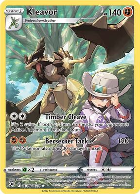 Pokemon,SWSH10: Astral Radiance Trainer Gallery,Kleavor - TG08/TG30,Holofoil,Ultra Rare,Lightly Played