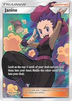 Pokemon,SM - Unbroken Bonds,Janine (Full Art) - 210/214,Holofoil,Ultra Rare,Near Mint