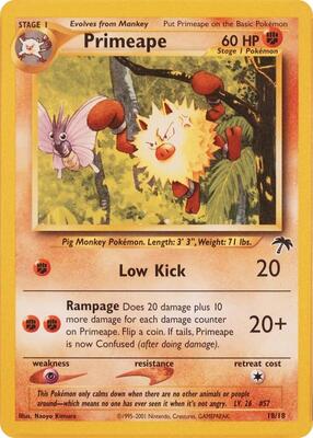 Pokemon,Southern Islands,Primeape - 18/18,Normal,Promo,Near Mint