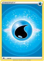 Pokemon,SWSH: Crown Zenith,Water Energy (Texture Full Art) - 154/159,Holofoil,Ultra Rare,Near Mint