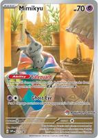 Pokemon,SV: Scarlet & Violet Promo Cards,Mimikyu - 075 (Pokemon Center Exclusive),Holofoil,Promo,Near Mint