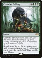 Magic: The Gathering,Double Masters,Chord of Calling - 158,Foil,Rare,Near Mint
