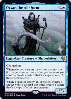 Magic: The Gathering,Promo Pack: Kaldheim,Orvar, the All-Form - 70,Normal,Mythic,Near Mint