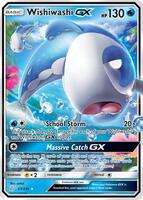 Pokemon,SM - Cosmic Eclipse,Wishiwashi GX - 63/236,Holofoil,Ultra Rare,Lightly Played