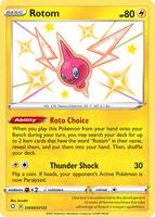Pokemon,Shining Fates: Shiny Vault,Rotom - SV038/SV122,Holofoil,Shiny Holo Rare,Near Mint