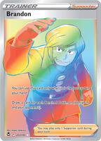 Pokemon,SWSH12: Silver Tempest,Brandon (Secret) - 203/195,Holofoil,Secret Rare,Near Mint