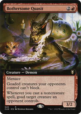 Magic: The Gathering,Commander Legends: Battle for Baldur's Gate,Bothersome Quasit (Extended Art) - 628,Normal,Rare,Near Mint
