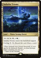 Magic: The Gathering,Ikoria: Lair of Behemoths,Indatha Triome - 248,Foil,Rare,Near Mint