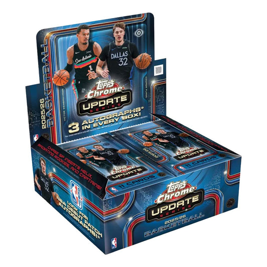Topps Chrome Update 2025-26 Series Basketball Hobby Jumbo Box