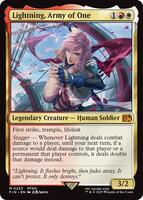 Magic: The Gathering,FINAL FANTASY,Lightning, Army of One - 233,Normal,Mythic,Near Mint