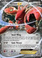 Pokemon,XY - BREAKpoint,Scizor EX - 76/122,Holofoil,Ultra Rare,Moderately Played