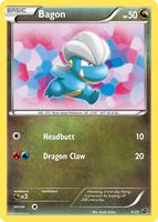 Pokemon,Dragon Vault,Bagon - 6/20,Holofoil,Holo Rare,Heavily Played