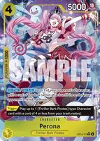 One Piece Card Game,The Azure Sea's Seven,Perona - OP14-111 (Alternate Art),Foil,Rare,Near Mint