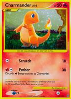Pokemon,Stormfront,Charmander - 101/100,Holofoil,Secret Rare,Damaged