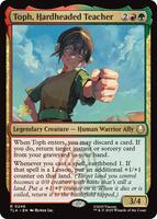 Magic: The Gathering,Prerelease Cards,Toph, Hardheaded Teacher - 246,Foil,Rare,Near Mint