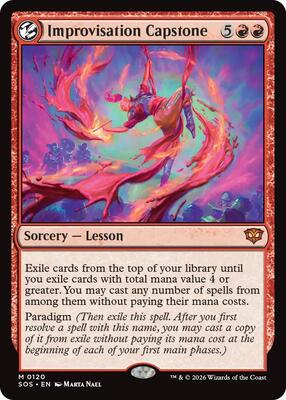 Magic: The Gathering,Secrets of Strixhaven,Improvisation Capstone - 120,Normal,Mythic,Lightly Played