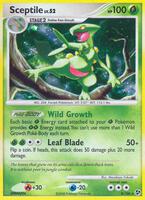 Pokemon,Great Encounters,Sceptile - 8/106,Holofoil,Holo Rare,Moderately Played