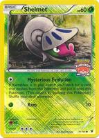 Pokemon,League & Championship Cards,Shelmet 11/101 (Championship Series) [Staff] - 011/101,Reverse Holofoil,Promo,Near Mint