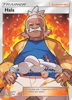 Pokemon,SM - Guardians Rising,Hala (Full Art) - 143/145,Holofoil,Ultra Rare,Near Mint