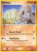 Pokemon,EX Power Keepers,Machop - 53/108,Reverse Holofoil,Common,Moderately Played
