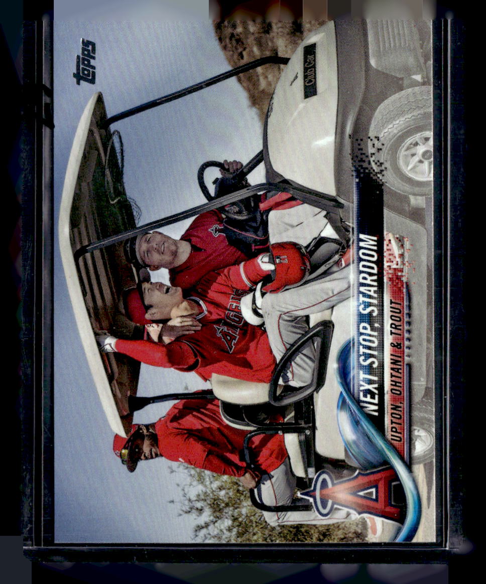 Topps 2018 Topps Update,2018 Topps Update,Next Stop, Stardom (Justin Upton / Shohei Ohtani / Mike Trout) - US158,NM