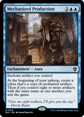 Magic: The Gathering,Commander: Murders at Karlov Manor,Mechanized Production - 109,Normal,Mythic,Lightly Played