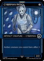 Magic: The Gathering,Universes Beyond: Doctor Who,Cyberman Patrol (Showcase) - 550,Normal,Uncommon,Near Mint