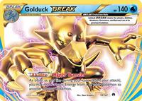Pokemon,XY - BREAKpoint,Golduck BREAK - 18/122,Holofoil,Rare BREAK,Moderately Played