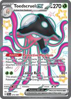 Pokemon,SV: Paldean Fates,Toedscruel ex - 213/091,Holofoil,Shiny Ultra Rare,Near Mint