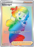 Pokemon,SWSH08: Fusion Strike,Schoolgirl (Secret) - 277/264,Holofoil,Secret Rare,Near Mint