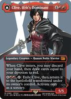 Magic: The Gathering,FINAL FANTASY,Clive, Ifrit's Dominant (0385) (Borderless),Normal,Mythic,Near Mint - Japanese
