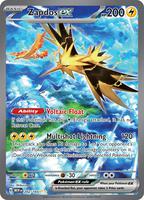 Pokemon,SV: Scarlet & Violet 151,Zapdos ex - 202/165,Holofoil,Special Illustration Rare,Near Mint