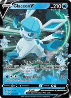 Pokemon,SWSH07: Evolving Skies,Glaceon V - 040/203,Holofoil,Ultra Rare,Near Mint